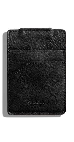 Magnetic Money Clip Card Wallet | Shinola® Detroit Leather Studio, Shinola Detroit, Silver Money Clip, Make Fashion, Clip Cards, Clip Wallet, Identity Theft, Money Clip Wallet, Perfect Bag