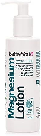 BetterYou Magnesium Body Lotion, Nourishing Blend of Natural Zechstein Transdermal Magnesium and Shea Butter to Soften and Moisturise Skin, Palm-Oil Free, 180ml Transdermal Magnesium, Magnesium Lotion, Citrus Aurantifolia, Lime Oil, Cocoa Seeds, Uk Products, Healthy Glowing Skin, Palm Oil Free Products, Orange Oil