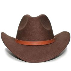 This Cowboy Hat takes you back to the good old days when life was still simple. Its design is perfect when you go to a throwback party, formal party or simply when you want to go back to the past and feel its warmth. It is made of 100% wool so you'll never worry about your head being soaked up on a cold weather. It has a brown leather band that is classic of a cowboy's hat. You'll surely love the plainness of its band because it does create a picturesque look of a cowboy. The tall crown has a center dent and pinched front, giving it an attractive look. Both the sides of the brim are turned up thereby making it an authentic cowboy hat. For a bunch of hats like this, you can always go to Innovato Design.  Product Highlights:   High quality wool material especially made for the winter  Comes Formal Cowboy, Western Formal, Throwback Party, Dolphin Bracelet, Wood Inlay Rings, Dragon Star, Punk Accessories, Masonic Ring, Wooden Sunglasses