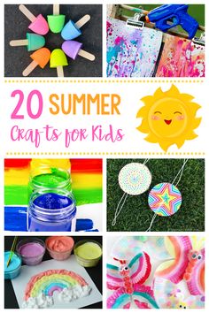 the top 20 summer crafts for kids