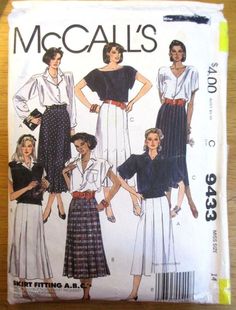 an image of women's dresses and skirts sewing pattern