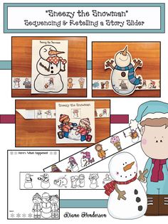 the snowman story and activities for children