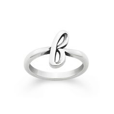 This Script Initial Ring is beautiful when worn as a single initial, but also works beautifully stacked with others to form monograms, abbreviations and words. This initial ring, available in sterling silver or 14K gold, makes telling your story as easy a Sterling Silver Initial Ring For Everyday, Elegant Adjustable Stackable Rings With Initials, Sterling Silver Stackable Initial Rings For Anniversary, Classic Adjustable Stackable Rings With Initials, Sterling Silver Monogram Initial Ring For Promise, Silver Stackable Initials Rings For Promise, Elegant Sterling Silver Stackable Initial Ring, Sterling Silver Stackable Initial Ring Open Design, Sterling Silver Monogram Rings For Promise