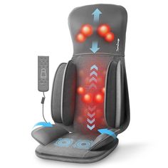 PRICES MAY VARY. Ultra-Comfortable Compression Massage: This Back Massager has powerful compression massage to provide you with ultimate relaxation and relax muscle fatigue. This chair massager has 3 adjustable compression intensity to adjust, you can customize your massage experience. The Back Massager comes with removable cover to provide the option for a softer massage. Shiatsu Neck and Back Massage: This massage chair pad has deep kneading shiatsu massage for neck and back to relax muscle fa Health Essentials, Health Equipment, Neck And Back Massager, Back Massage, Back Massager, Shiatsu Massage, Massagers, Muscle Fatigue, Back Muscles