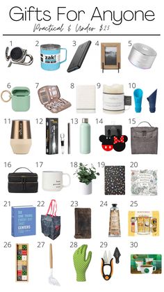 gifts for anyone that are under $ 25