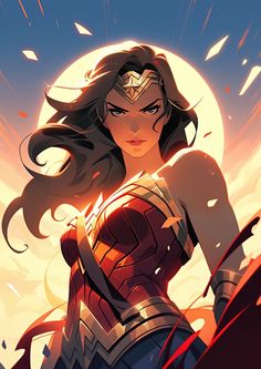 Wonder Woman Drawing, Wonder Woman Artwork, Samurai Warriors, Wonder Woman Art, Arte Dc Comics, Superman Wonder Woman, Design Photoshop, Dc Comics Artwork, Dc Comics Characters