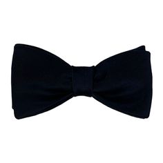 This classic 2 1/2″ (6.5 cm) wide black smooth duchess satin bowtie is handmade in the United States exclusively for Michael Andrews Bespoke. It is made from the same satin we use on our tuxedos. * Pre-tied * Adjustable length * 100% silk Pre-tied Satin Bow For Black Tie Events, Classic Pre-tied Satin Bow Tie, Classic Pre-tied Bow With Ties, Classic Pre-tied Decorative Bow, Classic Pre-tied Bow Tie, Classic Pre-tied Bow, Classic Solid Bow Tie, Classic Solid Color Bow With Ties, Classic Solid Suit And Tie Accessories With Decorative Bow