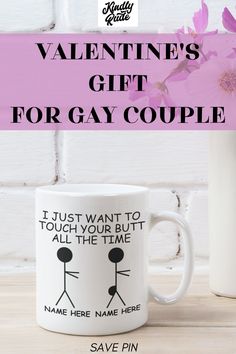 Personalized Valentine's gift for gay couples. #gayhusbandpresent #gayboyfriendpresent Presents For Your Boyfriend, Presents For Wife, Relationship Gifts, Gifts For Fiance