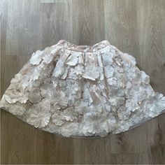 Reposhing This Item I Purchased From @Cookiea. Loved It, But Ready To Rotate For Something New. Questions? Leave A Comment Below! Holiday Baby Shower, Ruffle Mini Skirt, Jean Mini Skirts, Holiday Baby, Button Fly Jeans, Floral Applique, Ivory Color, Embroidered Lace, High Waisted Denim