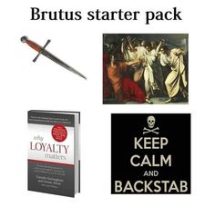 brochures, books, and other items that are part of the brutus starter pack