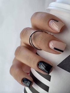 Classic Nail, Wow Nails, Minimal Nails, Casual Nails, Her Nails, Cute Gel Nails, Short Acrylic Nails Designs, Neutral Nails, Fire Nails