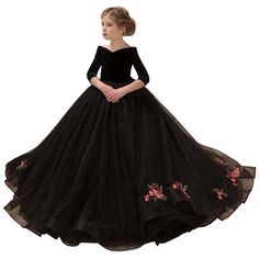 When worn, it is a symbol of class, business, elegance, and sexiness. This V-line Off Shoulder Fleece Top Elegant Black Gown sets your little girl on top of the crowd to be admired. This unique girls' fashion style can be worn on special occasions like weddings, debuts, and the like. Features: Floor-Length A-line gown. Off-shoulder style design. Comfortable light-weight fashion gown. Corset type lock. Fabric & Care: Made of high-quality polyester & voile fabric. Dry cleaning preferred. Do not bl Fitted Long Sleeve Gown For Pageant, Fitted Long Sleeve Gown For Pageants, Elegant Black Pageant Dress, Elegant Black Pageant Gown, Elegant Black Gown For Pageant, Elegant Winter Pageant Dresses, Elegant Black Gown For Pageants, 8th Grade Graduation Dresses, Tulle Gowns