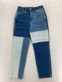 Hollister Mom Jeans Women's 5 27x27 Blue Color Block Denim Patches High Rise NWT The item shown in the pictures is the exact item you will receive. Please see all pictures for measurements! Condition Notes:  Whether this item is new or pre-owned we encourage you to view all of the pictures provided for measurements and or any noticeable flaws. We suggest you compare the measurements to your favorite clothes to ensure a great fit! We offer combined shipping to help save you some money!! 2 Items Ship for $9.99 & each Additional item is $1 Extra!!  (Simply reach out to me to apply discount)  We Greatly appreciate your business! Please remember to leave positive feedback if you are happy with your purchase! Return Policy: Doesn't fit? Don't like it as much as you thought you would? No problem. Patchy Jeans, Hollister Mom Jeans, Denim Patchwork Jeans, Patchwork Jeans, Denim Patches, Denim Patchwork, No Problem, Positive Feedback, Save You