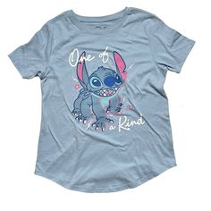 Disney Stitch L 11-13 T-Shirt In Light Blue. Condition: Nwt Approx. Measurements In Inches B 36 W 36 H 39 Length From Shoulder 24 Disney Stitch, Disney Tops, Stitch Disney, I Love Girls, Color Blue, Light Blue, Blue Color, Womens Tops, Tops & Tees