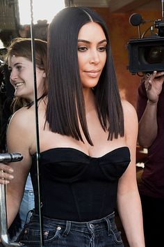 Kim Kardashian Hair, Kardashian Hair, New Short Hairstyles, Frontal Hairstyles, Trending Hairstyles, Long Bob, Celebrity Hairstyles, Short Hairstyles, Trendy Hairstyles