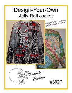 an image of a jacket with the words design your own jelly roll jacket