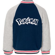 "Gotta catch 'em all!" Get your little one ready for an adventure with this Pokémon Varsity Bomber Jacket. Join Ash Ketchum as he catches cool Pokémon like Pikachu, Charmander, Squirtle, and Bulbasaur to become the very best Pokémon Trainer in the region. Your child will love this cute, comfy, and stylish long sleeve letterman jacket featuring characters from their favorite movie, game, and anime so much, they will always want to wear it. Playful Cotton Outerwear For Streetwear, Casual Outerwear With Character Print, Squirtle And Bulbasaur, Ash Ketchum, Letterman Jacket, Pokemon Trainer, Movie Game, Big Boys, French Terry