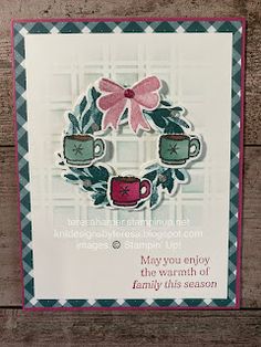 a card with coffee mugs on it