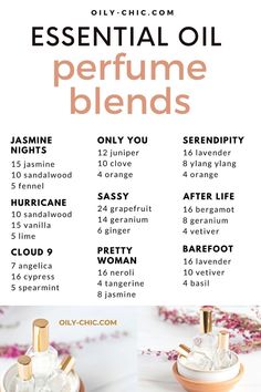 Essential Oil Perfume Blends, Perfume Blends, Creative Backyard, Essential Oil Perfumes Recipes, Oils For Hair, Homemade Perfume, Benefits Of Essential Oils, Essential Oil Combinations, Soya Mumu