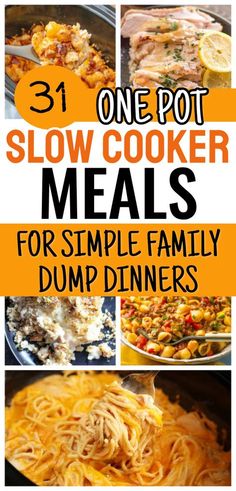 31 slow cooker meals for simple family dump dinners - one pot slow cooker meals for simple cheap dinners for a family budget weekly meals menu planning frugal 10 dollar meals. The best crockpot recipes for quick slow cooker meals and crockpot dishes - crockpot dump recipes for frugal meals and easy crockpot dinners for large families who are frugal meal planning extremely cheap meals - healthy, chicken, beef, pasta, beef tips, roast and more dump dinners. Extremely Cheap Meals, Quick Slow Cooker Meals, Crockpot Sausage And Potatoes, Pork Stew Recipes, Crock Pot Lasagna Recipe, Crockpot Dump Recipes, Frugal Meal Planning, Steak Bites Recipe, Best Crockpot Recipes