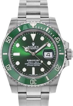 Rolex Submariner "Hulk" Green Dial Men's Luxury Watch M116610LV-0002 Buy Rolex, Kids Luggage, Mens Luxury, Rolex Submariner