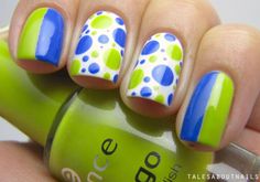 lime and pacific blue Citron Nails, Penguin Nails, Lime Green Nails, Quick Nail Art, Pedicure Designs Toenails, Tree Nails, Finger Nails