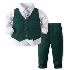 Toddler Suits for Boys Kids Clothing Cute Clothes - Kyds Klothing Formal Cotton Long Sleeve Set, Formal Long Sleeve Cotton Set, Green Cotton Winter Sets, Fitted Green Cotton Pant Set, Green Fitted Cotton Pant Set, Formal Green Winter Sets, Fitted Cotton Christmas Sets, Green Cotton Christmas Sets, Kids Formal Dresses