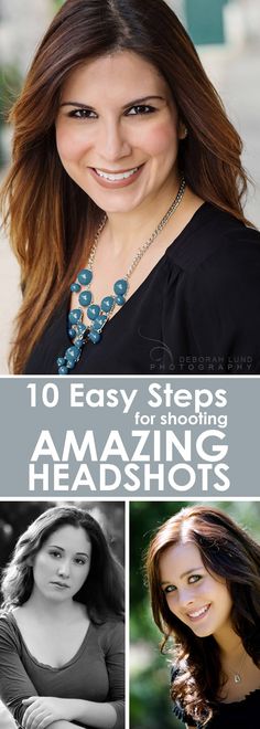 the top ten easy steps to shooting amazing headshots