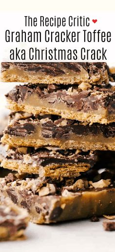 Toffee Christmas, Graham Cracker Toffee, Cracker Toffee, Candy Recipes Homemade, Cracker Recipes, Holiday Meals, Semi Sweet Chocolate Chips, Christmas Snacks, Christmas Cooking