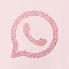 a pink wall with a white phone in the middle and a message bubble above it