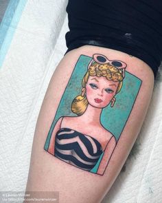 Fairytopia Tattoo, Cartoon Style Tattoos, Og Barbie, Sky Tattoos, Forever Tattoo, Barbie Fairytopia, Sweet Tattoos, Tattoo Illustration