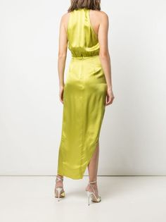 Shop Michelle Mason asymmetric halterneck silk dress with Express Delivery - FARFETCH Chic Green Halter Neck Slip Dress, Sleeveless Silk Halter Cocktail Dress, Silk Sleeveless Halter Dress For Cocktail, Sleeveless Silk Halter Dress With Bias Cut, Silk Sleeveless Bias Cut Halter Dress, Silk Sleeveless Halter Dress With Bias Cut, Green Sleeveless Silk Dress For Evening, Silk Asymmetrical Sleeveless Dress Pre-draped, Sleeveless Silk Asymmetrical Dress For Night Out