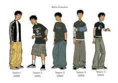 an image of men in different outfits