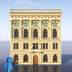 an image of a building that is made out of lego blocks