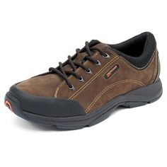 PRICES MAY VARY. GENUINE LEATHER: Genuine leather nubuck offers natural comfort and durability SOFT, BREATHABLE INTERIOR: Textile footbed cover and mesh lining offer breathability so every step you take is cool and confident SHOCK ABSORPTION: truTECH is Rockport's lightweight comfort feature that absorbs shock and provides long-lasting cushioning in the heel STABILITY AND TRACTION: Rubber outsole offers long-wearing durability and helps to maintain a sure stride on a variety of surfaces EASY TO Leather Moc Toe Walking Shoes For Outdoor Activities, Brown Functional Walking Shoes With Arch Support, Brown Leather Waterproof Walking Shoes, Rugged Leather Walking Shoes For Outdoor Work, Brown Leather Breathable Sneakers, Breathable Brown Leather Sneakers, Ergonomic Leather Walking Shoes For Outdoor, Leather Walking Shoes With Arch Support For Outdoor, Leather Lace-up Walking Shoes For Outdoor Work