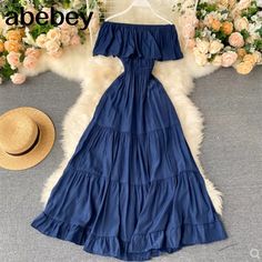 Brownm Shoulder Dress Summer Fairy Beach Dress Boho White Long Sexy Dresses For Women Party Elegant 2022 Korean Ruffle Clothes Red Ruffle Outfit, Summer Fairy, Dress Ruffles, Boho Beach Dress, Office Dresses For Women, Korean Dress, Dress Boho, Holiday Dress, Girls Fashion Clothes