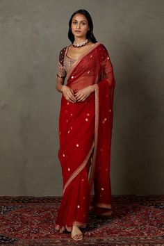 Bridal Sari, Ritu Kumar, Desi Wear, Traditional Indian Dress, Indian Bridal Fashion, Ethnic Outfits, Fancy Blouses