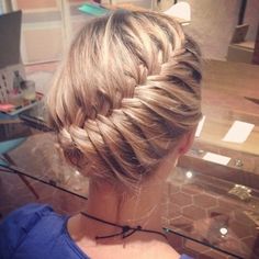 Diagonal Braid Updo, Diagonal Braid, Prom Hair Updo Tutorial, Easy Braided Updo, Hair Updos Tutorials, Braid Updo, Braided Updos