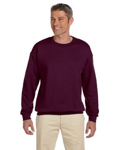 Adult 9.7 oz. Ultimate Cotton® 90/10 Fleece Crew - MAROON - S | Hanes Ultimate Cotton - Crewneck Sweatshirt in Maroon Size Small Phi Kappa Tau, Delta Sigma Phi, Phi Theta Kappa, Sigma Phi Epsilon, Phi Delta Theta, Lambda Chi Alpha, Kappa Kappa Psi, Alpha Fraternity, Sigma Chi