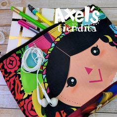 This bag is so fun! It is perfect to use as a cosmetic bag, or to store all your toiletries when traveling. Many people use it to store their markers and colored pencils. The outer fabric is printed water resistant. And it is fully lined inside.  Make sure you check out our other listings for other available prints.  📏The bag measures approximately 8 inches tall and 10 1/4 inches wide.  🧼 100% washable. To clean them, use a damp cloth.  Note: Due to variations in computer monitor colors may va Cute Back To School Cosmetic Bag, Playful Pouch Cosmetic Bag For Everyday Use, Playful Everyday Pouch Cosmetic Bag, Cute Multicolor Cosmetic Bag For Personal Use, Playful Multicolor Pencil Case For Everyday Use, Cute Multicolor Cosmetic Bag, Fun Multicolor Pencil Case For Everyday Use, Cute Multicolor Everyday Cosmetic Bag, Playful Multicolor Cosmetic Bag For School