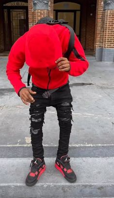 Male Drip Outfits, Hypebeast Outfit Men, Hood Dude Outfits, Thanksgiving Outfit Men, Winter Swag Outfits, Jordan 4 Fits, Thunder Outfit, Drip Fits