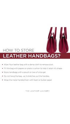 Wondering how to store your precious leather hanbags during lockdown? In this post we have divulged some tips and tricks to keep your beauties in tip-top shape and to make them last longer! Since we are not stepping out wtih our leather gear right now, it is important to employ the right storage techniques to keep your handbags looking pristine :) #howto #store #leather #hanbags #leatherlaundry #tips #handbagcare #leathercare #trending #delhi #mumbai #bangalore #buywearrepeat! Leather Bag Care Tips, Business Posters, Cleaning Leather, Handbag Ideas, Business Poster, Handbags Collection, Leather Storage