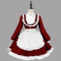 Women's Costume Sumptuous Noble Maid Dress
Size Chat： Waitress Anime, Anime Party Dress, British Nobility, Anime Party, Kawaii Clothing, Maid Cosplay, Japanese Kawaii, Japanese Dress, Maid Outfit