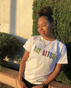 Cheap Streetwear Crop Top T-shirt, Black Pretty Teenage Girl, Cropped Graphic Tees Y2k, Pretty Black Girls With Braces 10-11, Tee Baddies, Pretty Mixed Girls, Cute Girls With Braces, Catfish Girl, Braces Girls