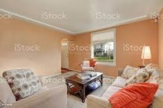 a living room with two couches and a coffee table