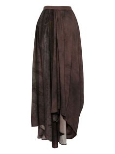 Find ZIGGY CHEN Asymmetric Draped Maxi Skirt on Editorialist. chocolate brown draped design panelled design asymmetric hem Designer Drapes, Panel Design, Maxi Skirt, Skirt, Design