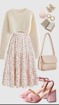 🫰🫰 Book Girly Outfits, Christian Modest Outfits, Christian Outfits, Modest Girly Outfits, Find My Style, Church Fits, Modesty Outfits, Church Outfit