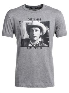 Dolce & Gabbana 'DENNIS HOPPER' - 100% Cotton - Grey - $129.00 - http://www.luxebutik.com/men-dolce-gabbana-tshirt-grey-cotton-p5200 Dolce Gabbana T Shirt, Dennis Hopper, Suits Coats, Pant Shirt, Grey Cotton, Jean Shirts, Jean Jacket, Mens Outfits