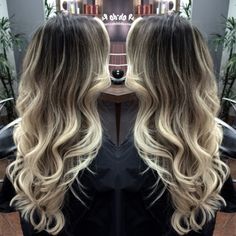 Blombre Hair, Balayage Ombre Hair, Blonde Highlights Curly Hair, Ash Blonde Hair Balayage, Blonde Ombre Balayage, Blonde High, Highlights Curly Hair