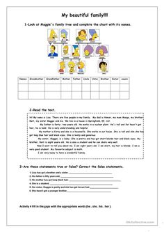 the simpsons family tree worksheet is shown in this printable activity for kids